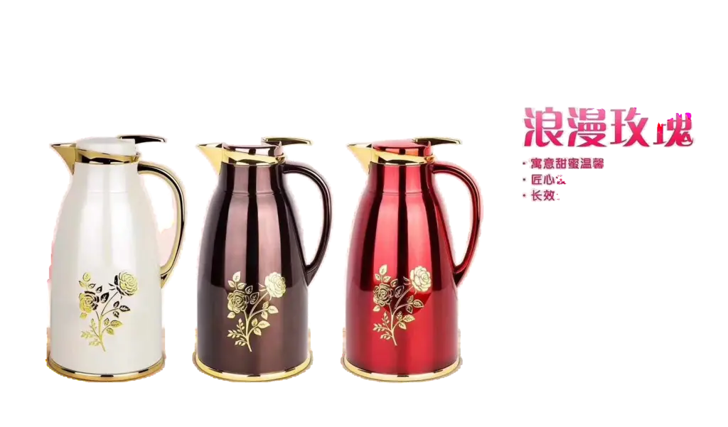 Steel-Body Glass-Lined Vacuum Jug 1.6L - JLS-6132-1.6L - 78# Red