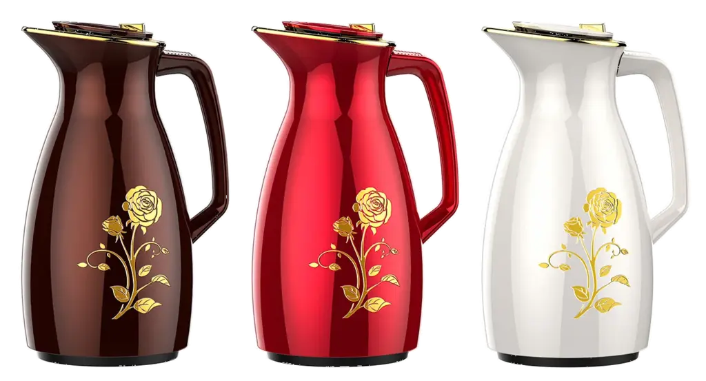 Steel-Body Glass-Lined Vacuum Jug 1.6L - JLS-6142-1.6L - 6# White