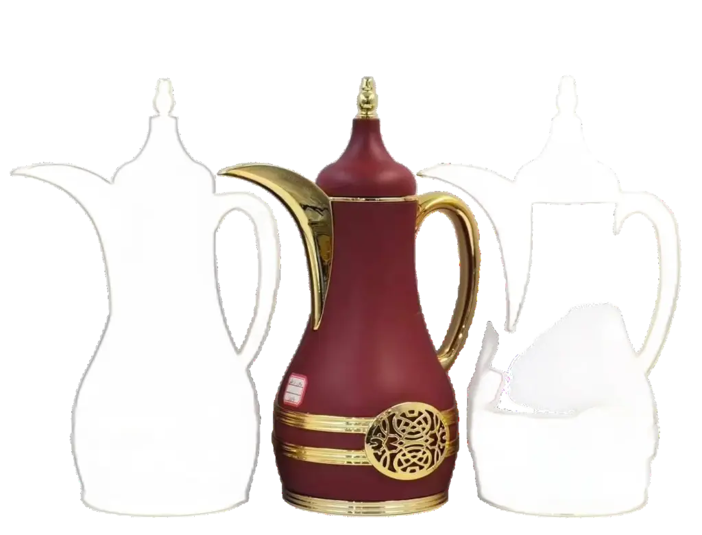 Steel-Body Glass-Lined Vacuum Jug 1.0L - JLW-6412-1.0L - Red