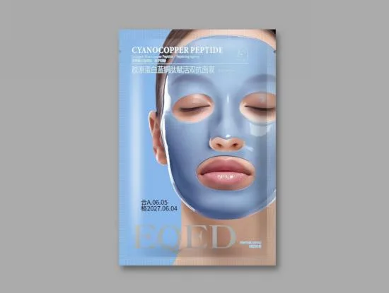 EQED Collagen Blue Copper Peptide Dual Action Mask - Sheet 30ml