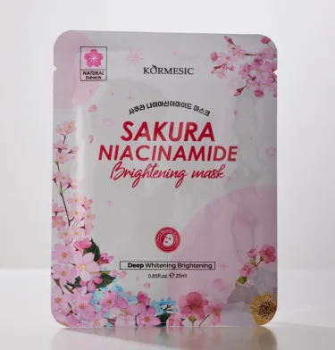 KORMESIC Cherry Blossom Nicotinamide Brightening facial mask UKGB 25ml