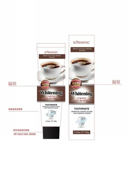 KORMESIC Coffee Stain Remover & Whitening Toothpaste (For Foreign Trade) 120g
