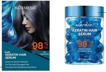 KORMESIC Keratin Smoothing Hair Essence (for foreign trade) 1ml*30 capsules