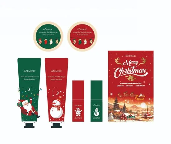 KORMESIC Christmas Warming Care Set (for foreign trade) 2.5g+2.5g+30g+30g+15g+15g