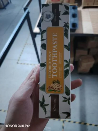 KORMESIC Liquorice & Mint Toothpaste (for foreign trade) 100g