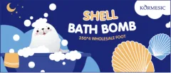 KORMESIC Shell Shower Balls (for foreign trade) 450g