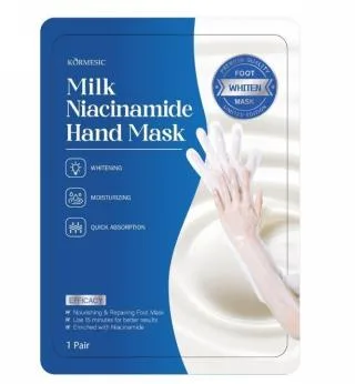 KORMESIC Milk Niacinamide Whitening Hand Mask (Long Version) 90g/pair
