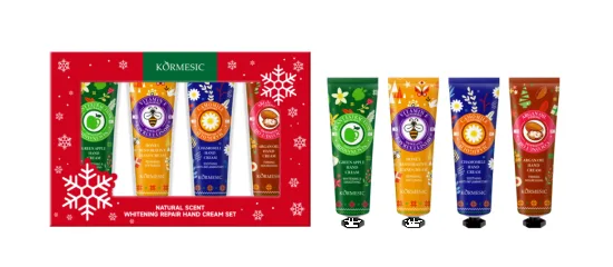 KORMESIC Natural Fragrance Whitening Hand Cream Set (for foreign trade) 30g+30g+30g+30g