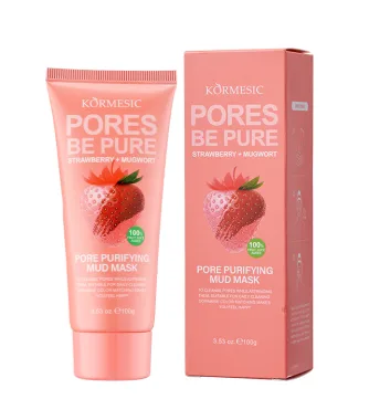 KORMESIC Strawberry Pore Purifying Mud Mask (for foreign trade) 100g