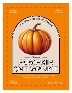 KORMESIC Pumpkin Anti-Wrinkle Mask (for foreign trade) 25ml