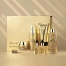KORMESIC 24K Gold Anti-Aging Skincare Set 300ml+100ml+15ml×2+50g+100ml(for foreign trade)