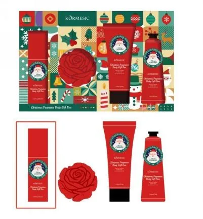 KORMESIC Christmas Fragrance Set (for foreign trade) 50ml+100g+50g+30g