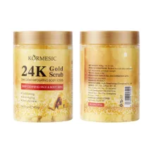 KORMESIC 24K Gold Exfoliating Body Scrub 400g(for foreign trade)
