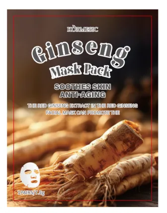 KORMESIC Red Ginseng Soothing Mask (for foreign trade) 25ml