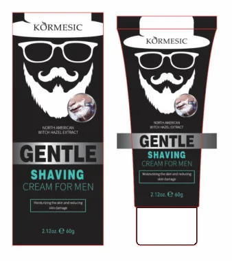 KORMESIC Men’s Gentle Smooth Shaving Cream (FT) 60g