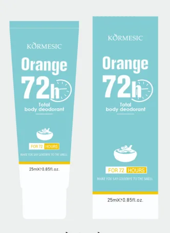 KORMESIC Cream 72 hours full body deodorant (for foreign trade) 80g