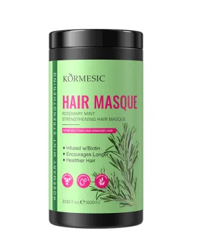 KORMESIC Rosemary & Mint Strengthening Hair Mask (Volume Edition) (For Foreign Trade) 1000ml