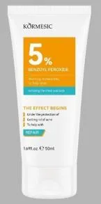 KORMESIC 5% Benzoyl Peroxide Acne Professional Care Facial Cleanser (For Foreign Trade) 100g