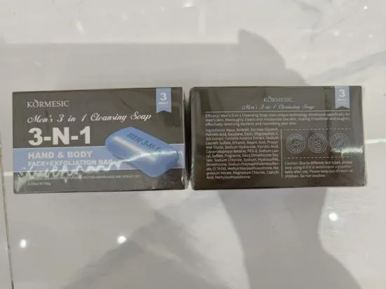KORMESIC Men’s 3-in-1 Cleansing Soap (for foreign trade) 130g