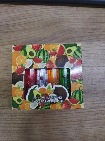 KORMESIC Fruit Bead Moisturizing Lip Oil Set 10ml+10ml+10ml+10ml