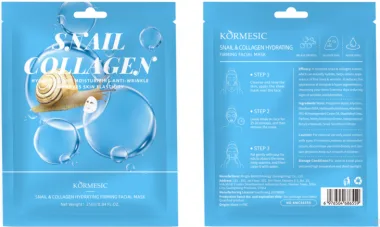 KORMESIC Snail & Collagen Moisturising & Firming Mask - Sheet 25ml