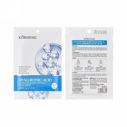 KORMESIC Hyaluronic Acid Replenishing & Anti-Wrinkle Mask - Sheet (For Foreign Trade) 25ml ‘Special Offer’