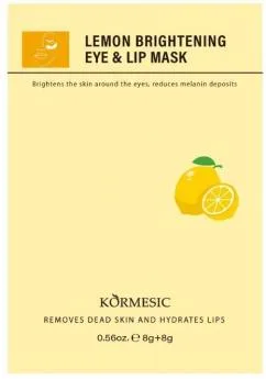 KORMESIC Lemon Brightening Eye & Lip Mask (for foreign trade) 8g+8g