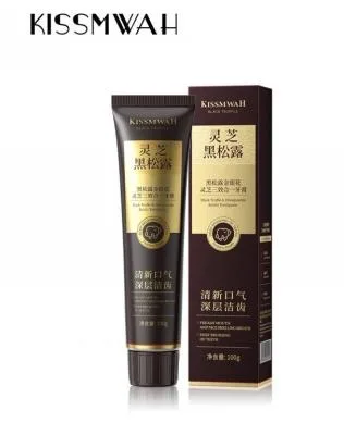 KISSMWAH Black Truffle Honeysuckle Lingzhi Three in One Toothpaste 100g