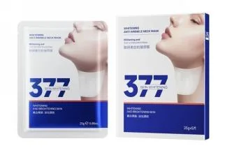 Skin Research Whitening and Anti Wrinkle Neck Mask (WFY Red Blue) -25g per piece