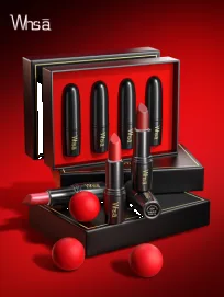 Whsa Pouring Twilight Matte Velvet Lipstick Gift Set 3.8g+3.8g+3.8g+3.8g+3.8g