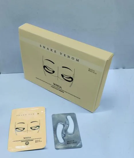 Whsa Snake Venom Peptide Stretching & Stretching Freeze-drying Eye Mask Premium Set 160mg/pair*4 pairs+5ml/pair*4 tablets