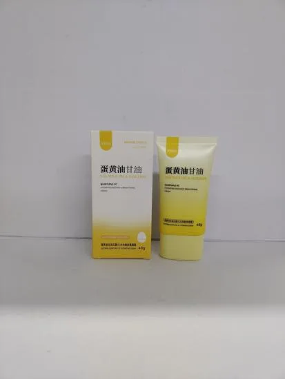 Whsa Egg Butter Glycerol Fivefold VC Water Brightening Whitening Cream 40g