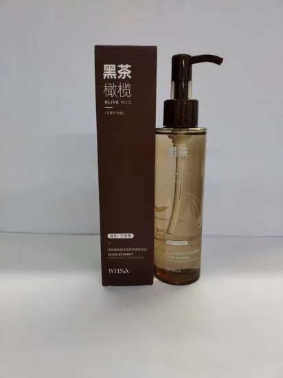 Whsa Black Tea Olive Plant Extract Gentle and Clear Makeup Remover Oil 150ml