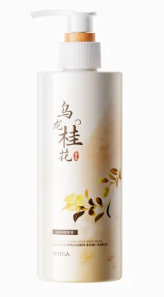 Whsa Rich Floral Fragrance Amino Acid Moisturizing and Smooth Shower Gel (Oolong Osmanthus) 500ml