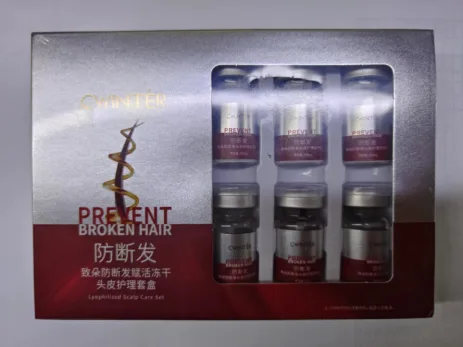 Zhiduo Anti-breakage and Empowering Freeze-dry Scalp Care Set 200mg*4+6ml*4