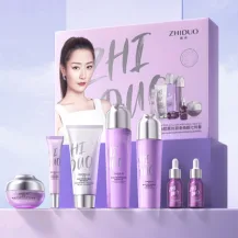 Zhiduo Pearl Collagen Anti-Ageing Renewal 7-Piece Set 100g+130ml+100ml+50g+20g+15ml*2