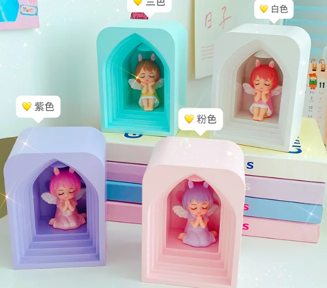 Geometric Pointed-Top Night Light - LD25