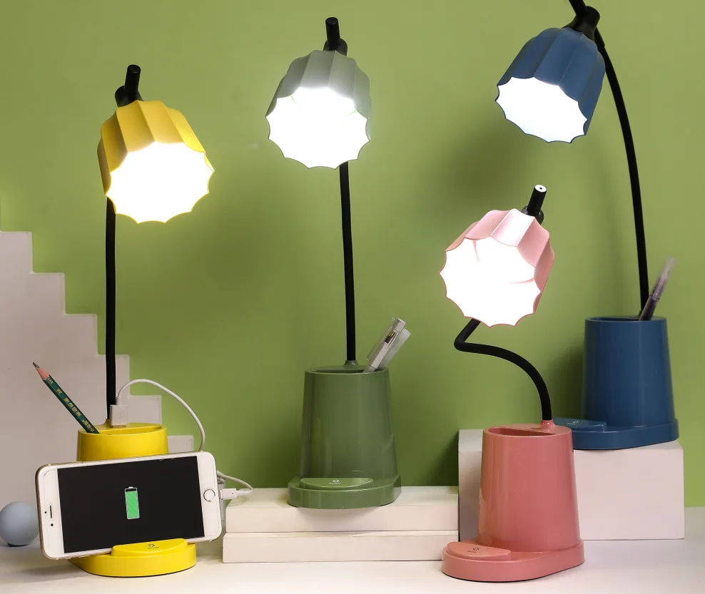 Wide-Stripe Rechargeable Pen Holder Table Lamp - LD3010B