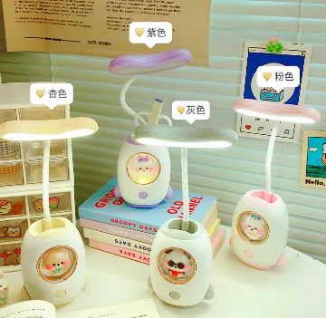 Space Capsule Cartoon Pen Holder Table Lamp - LD3055