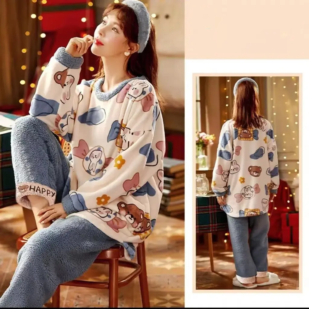 Candy Rabbit Two-Piece Loungewear Set - M5501