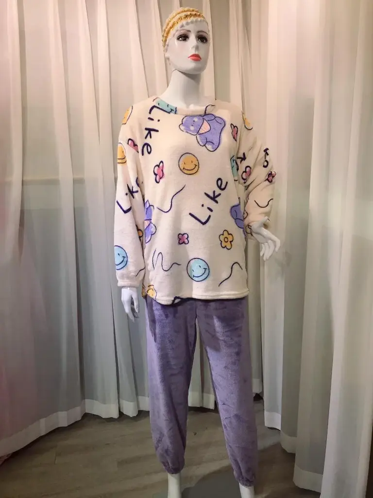 Brown Bear Two-Piece Loungewear Set - M5501