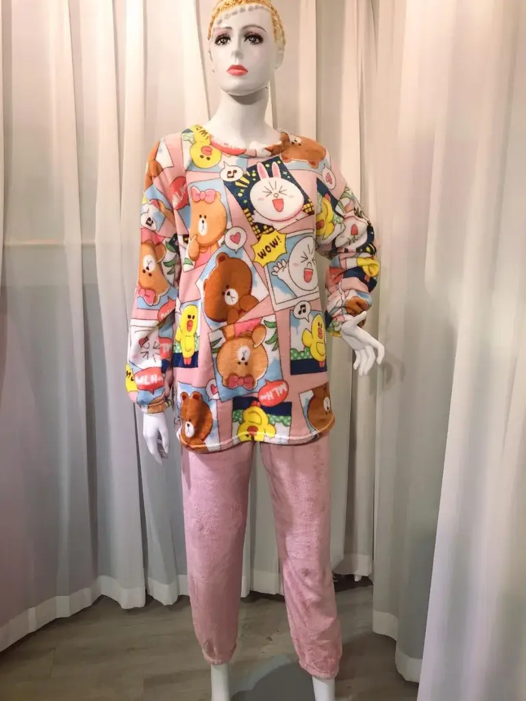 Smiling Bear Two-Piece Loungewear Set - M5501