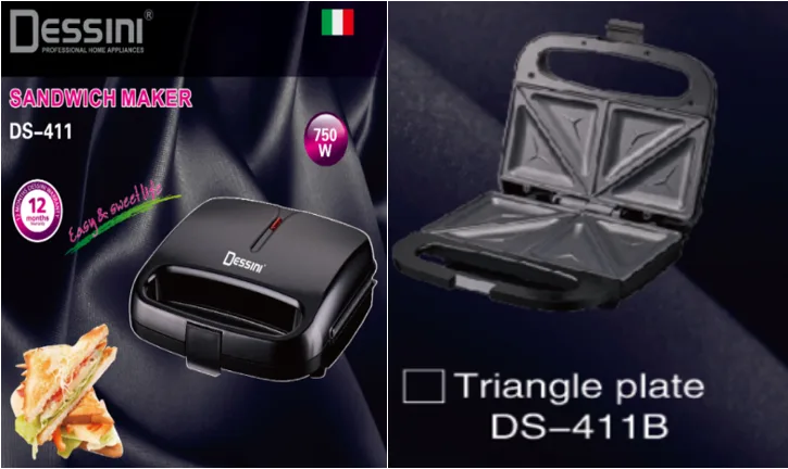 Dessini Sandwich Maker - DS422B