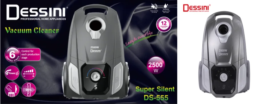 Dessini Vacuum Cleaner - DS444 - Black