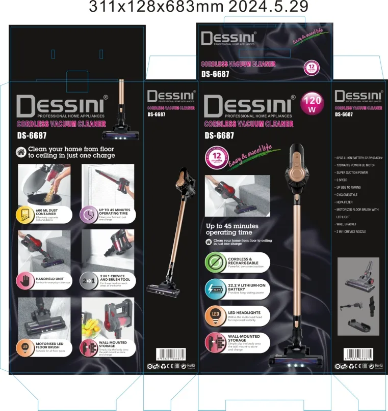 Dessini Vacuum Cleaner - DS6687