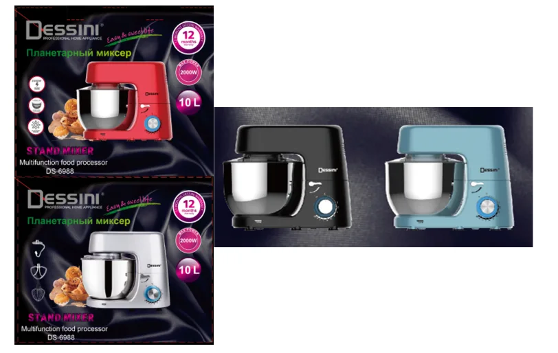 Dessini Air Fryer - DS6988 - 10L, Silver