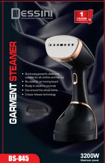 Dessini Steam Iron - DS845 - Black