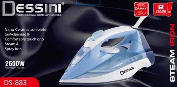 Dessini Steam Iron - DS883 - Black