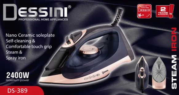 Dessini Steam Iron - DS884 - Blue
