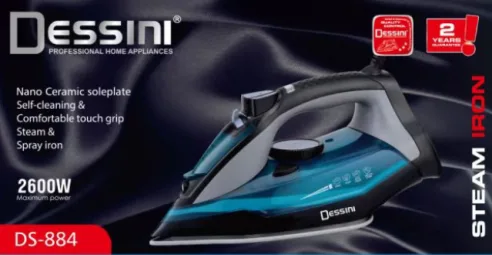 Dessini Steam Iron - DS884 - Grey